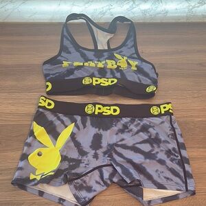 PSD Tie-Dye Sports Bra and Shorts Set